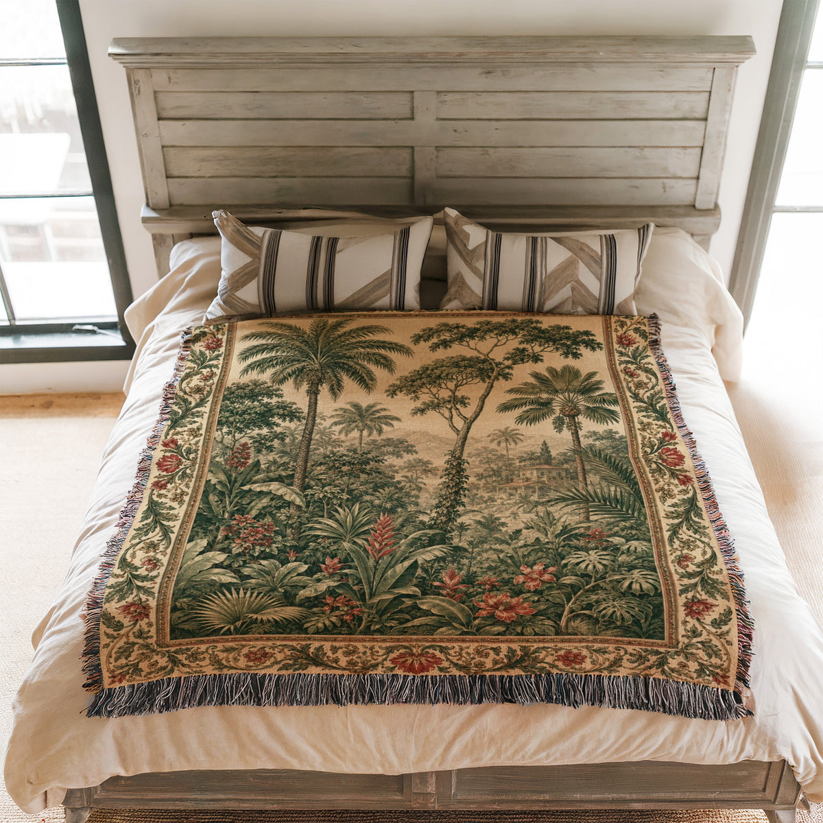 The Heritage Palm Garden Blanket