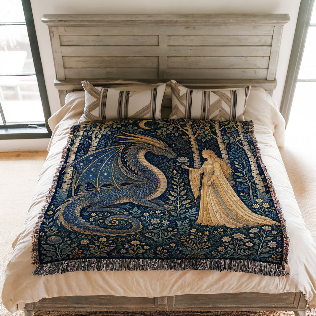 The Moonflower Dragon Blanket