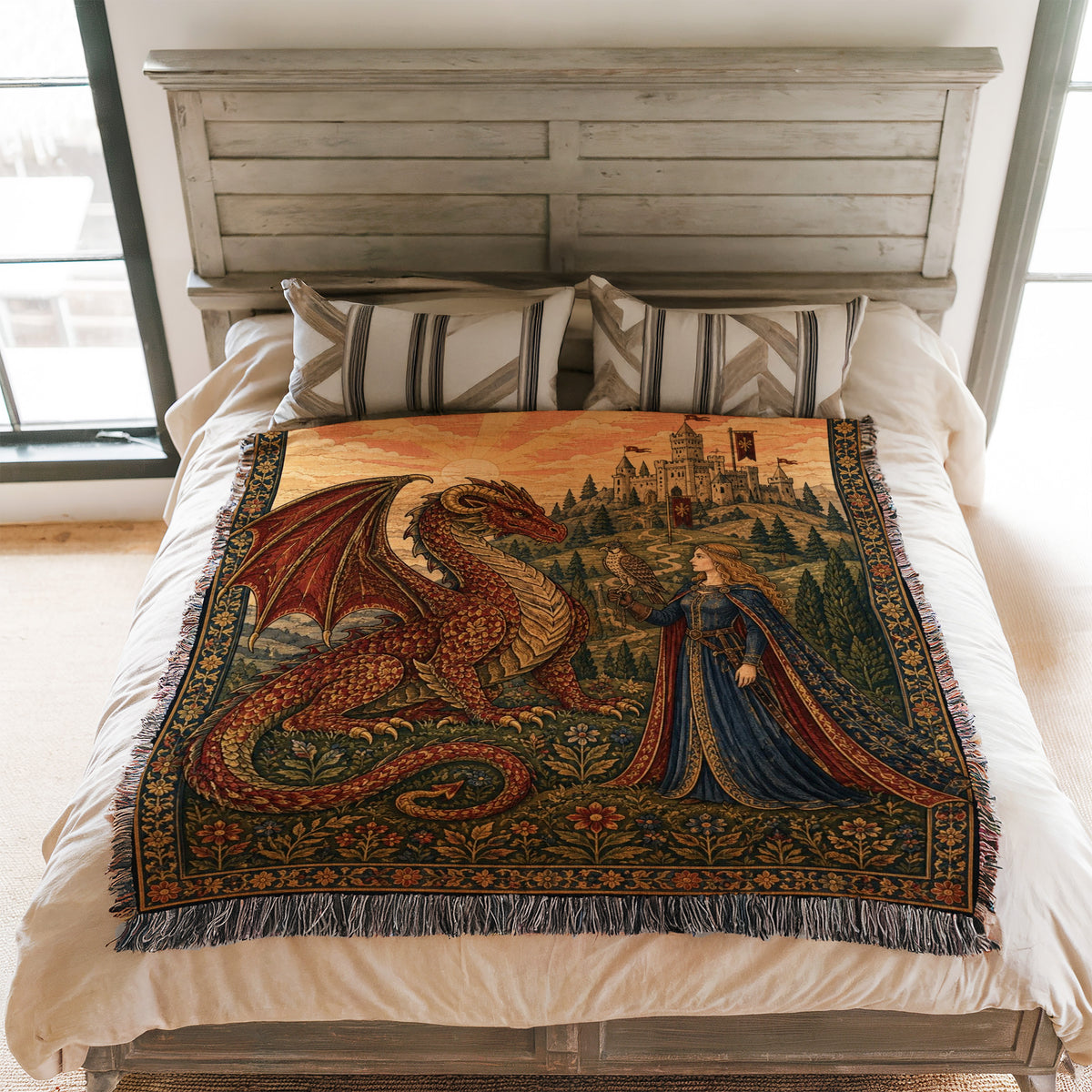 The Falconer’s Dragon Blanket