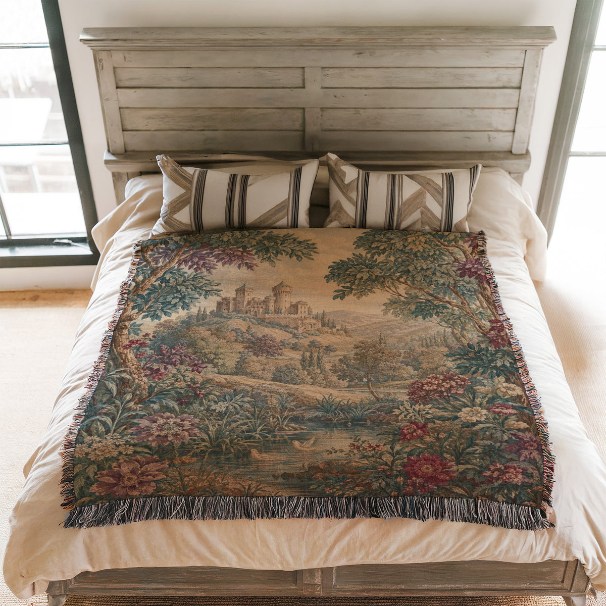 The Forgotten Castle Garden Blanket