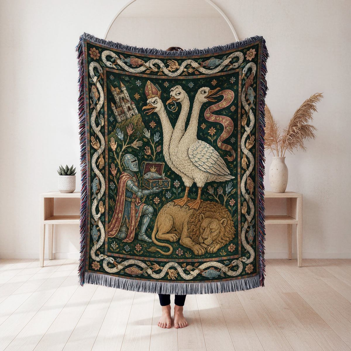The Three-Headed Goose Court Blanket