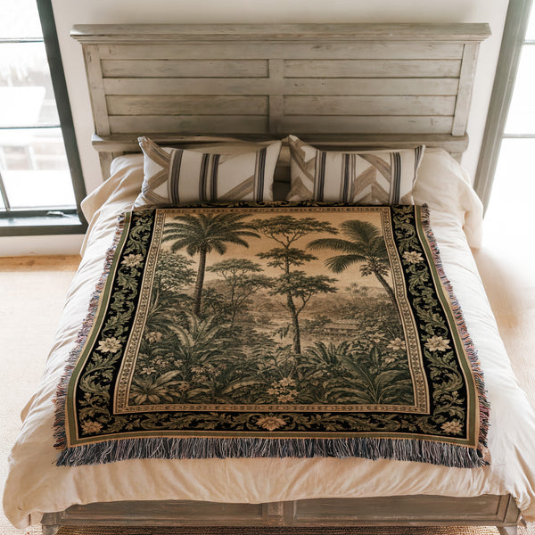 The Antique Palm Grove Blanket