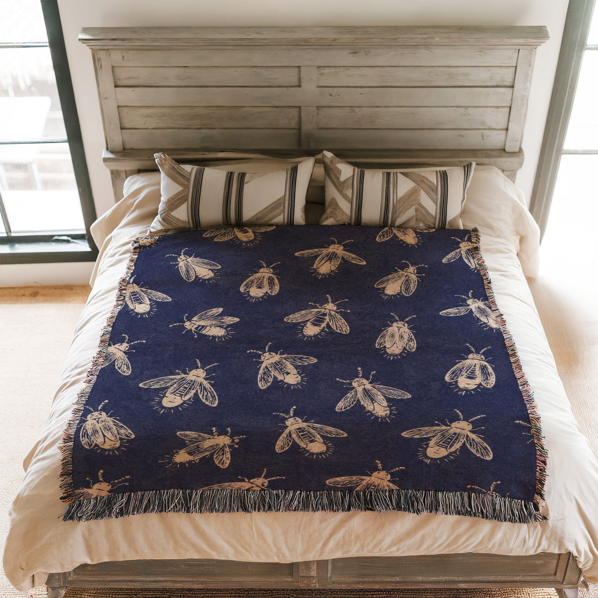 Midnight Bumblebee Blanket