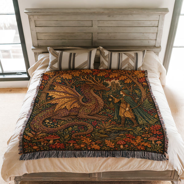 The Autumn Warden Dragon Blanket