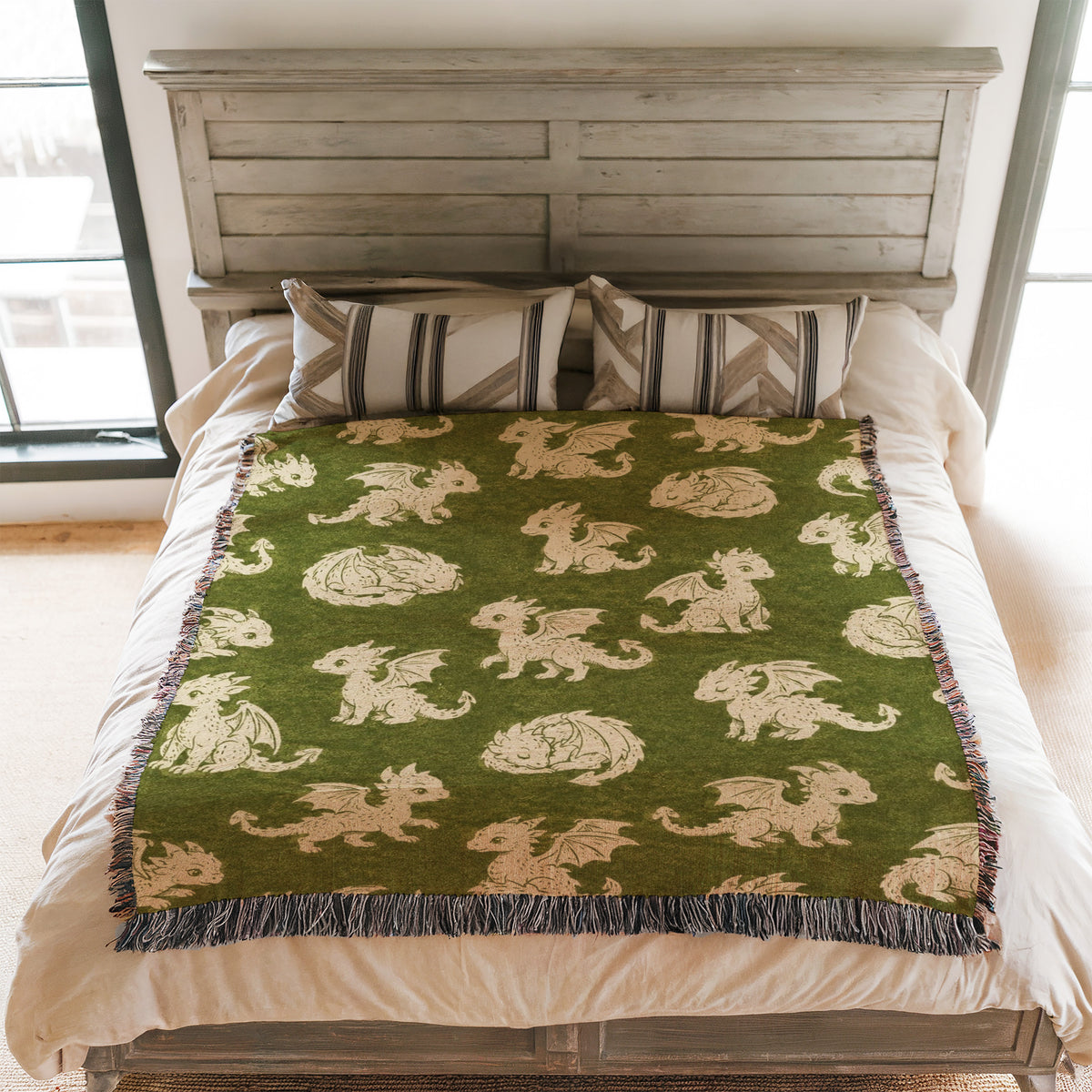 Little Woodland Dragon Blanket