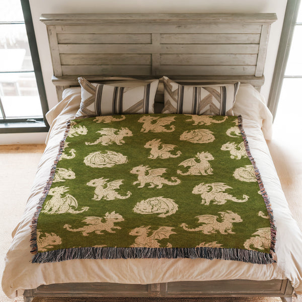 Little Woodland Dragon Blanket