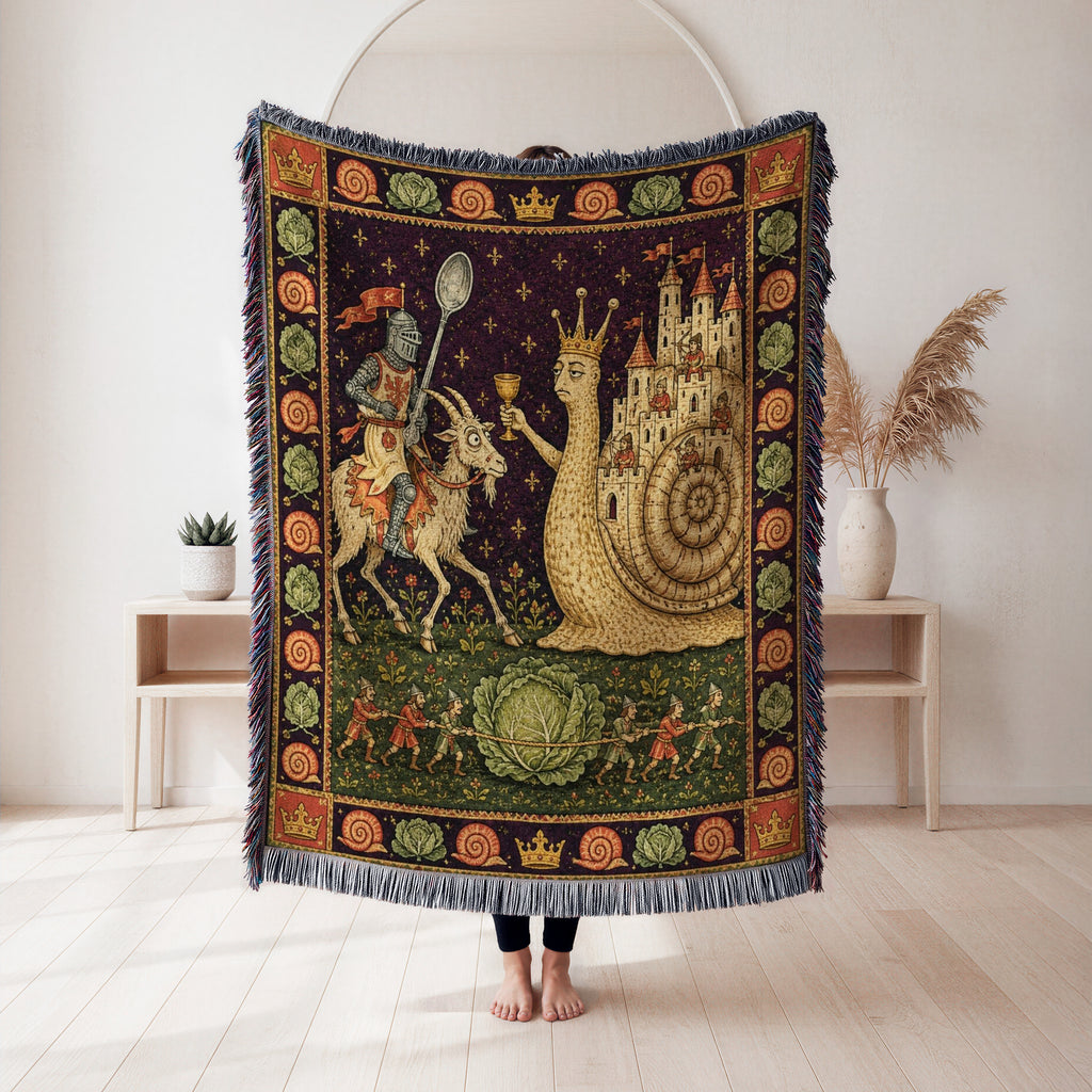 The Knight & the Royal Snail Blanket