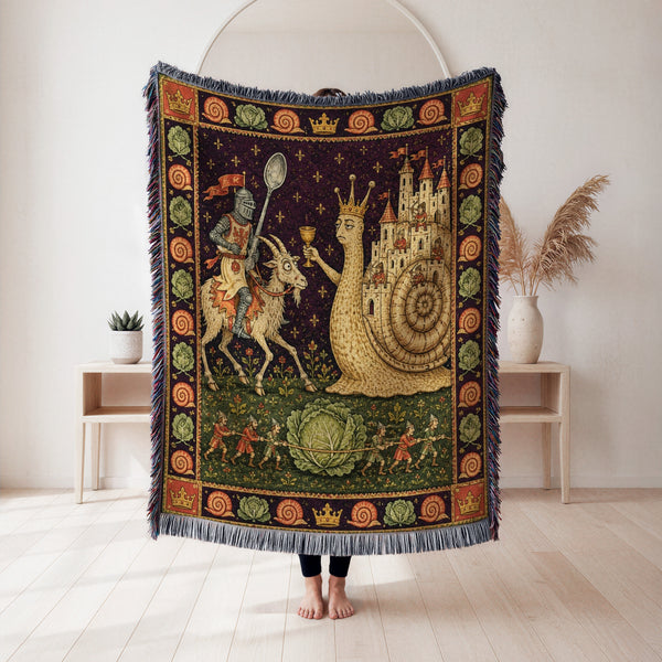 The Knight & the Royal Snail Blanket