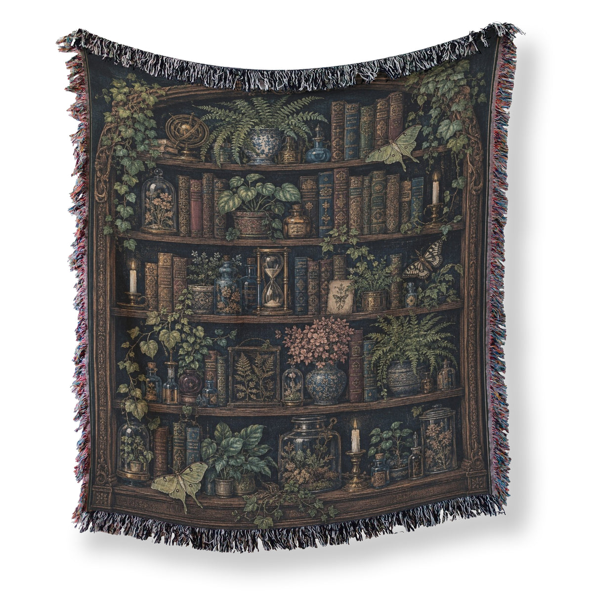 Botanical Apothecary Library Blanket Main image
