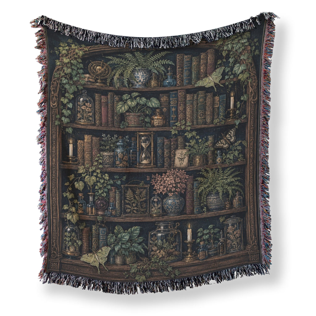 Botanical Apothecary Library Blanket