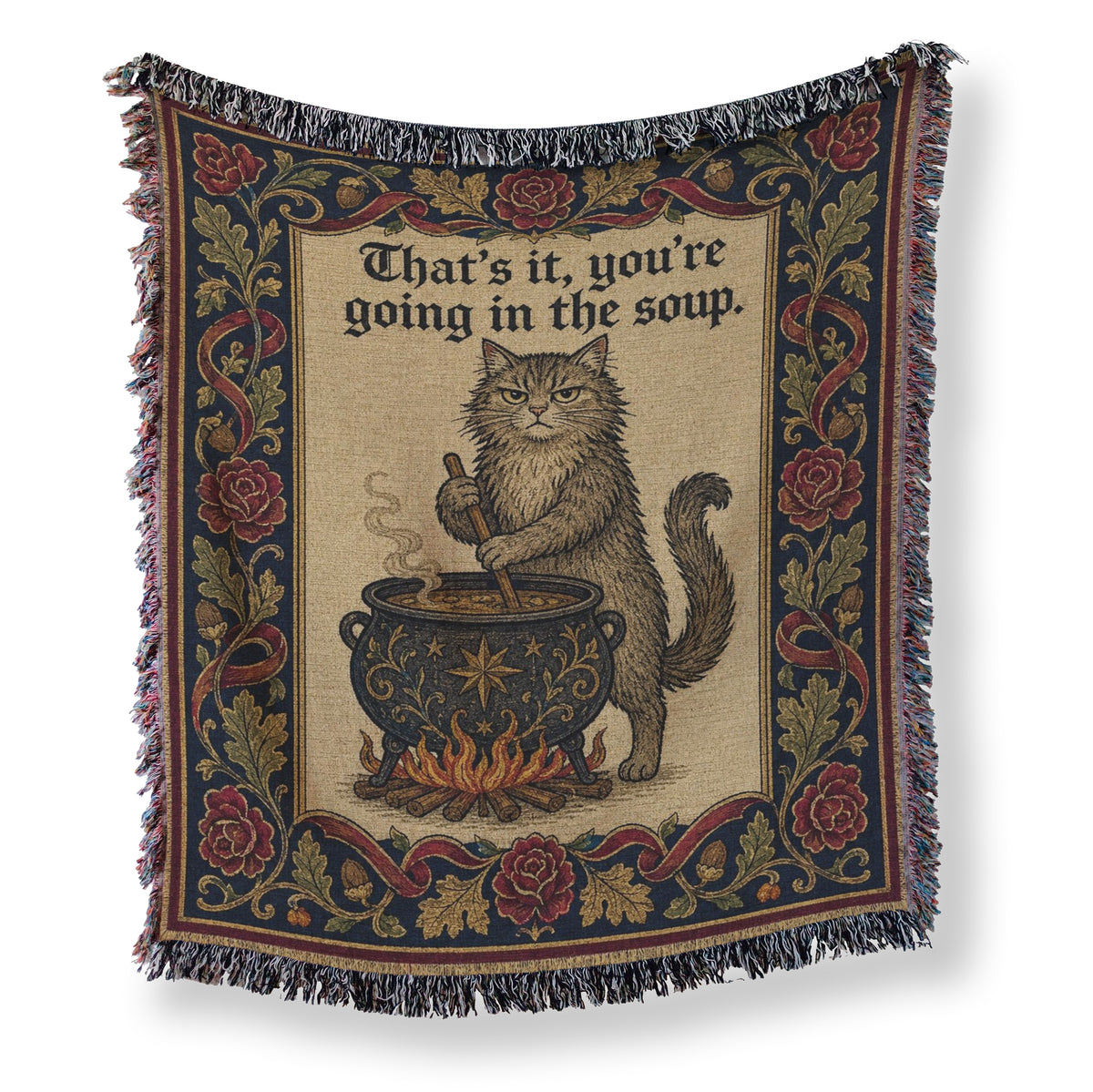 The Soup Pot Cat Blanket Main image