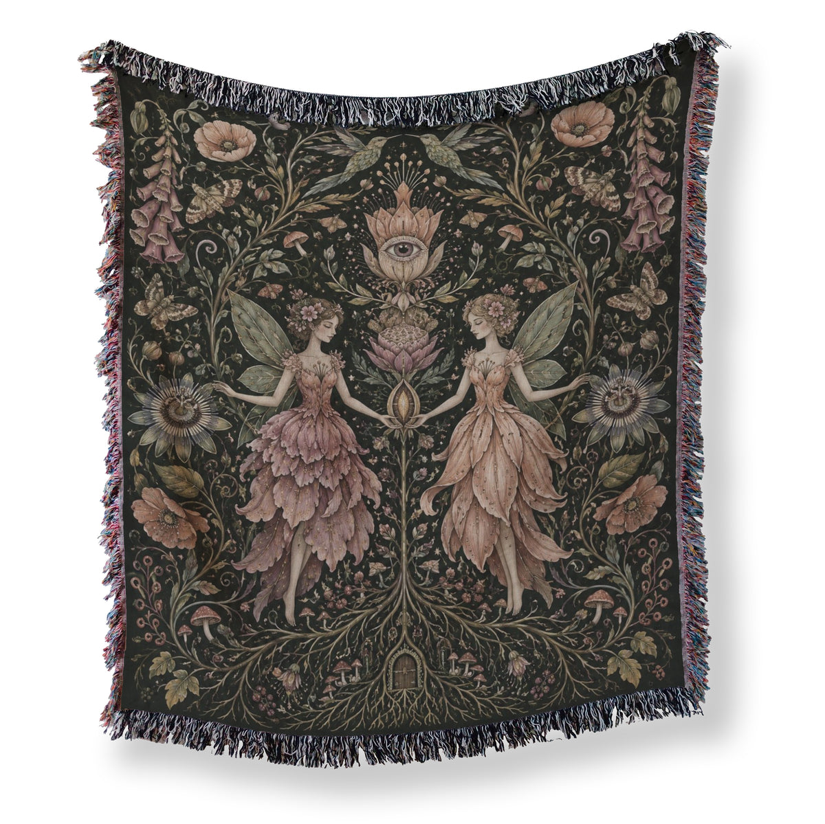 Enchanted Flower Twin Fairies Blanket Main image