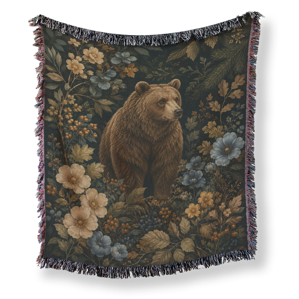 Botanical Forest Bear Blanket