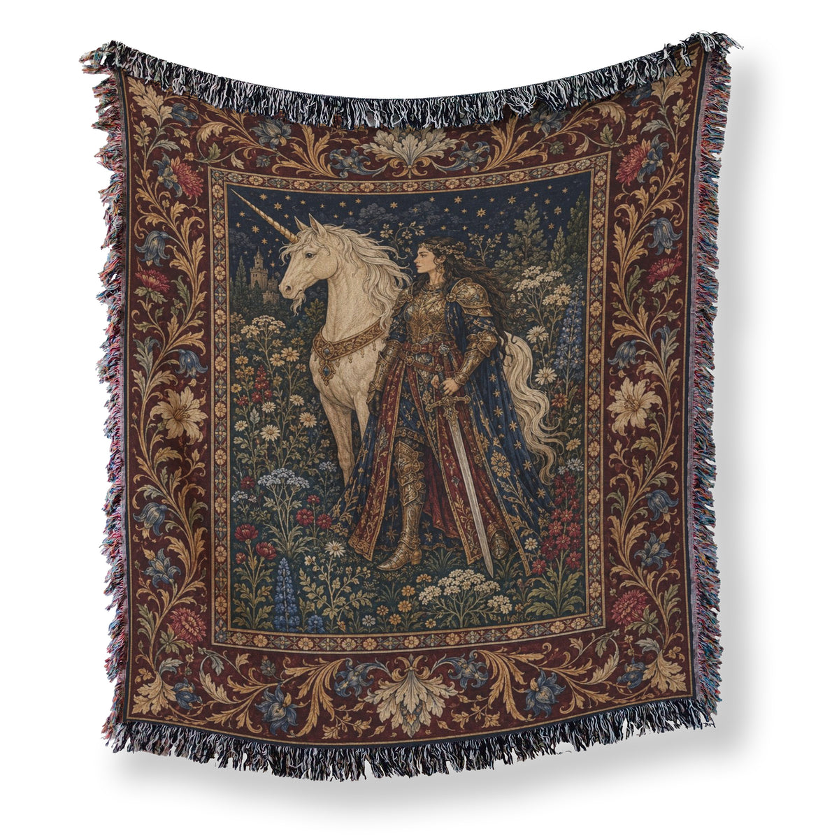 The Lady of the White Steed Blanket