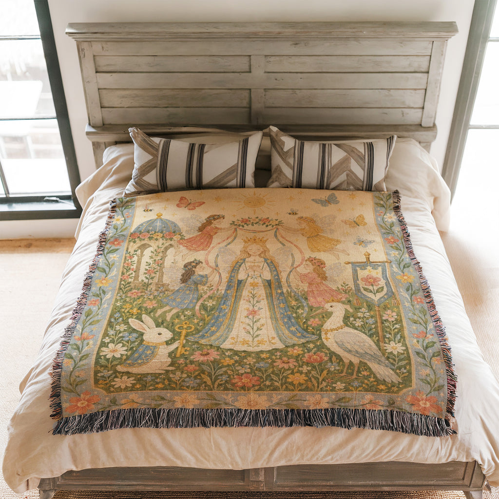 Spring Fairy Coronation Blanket