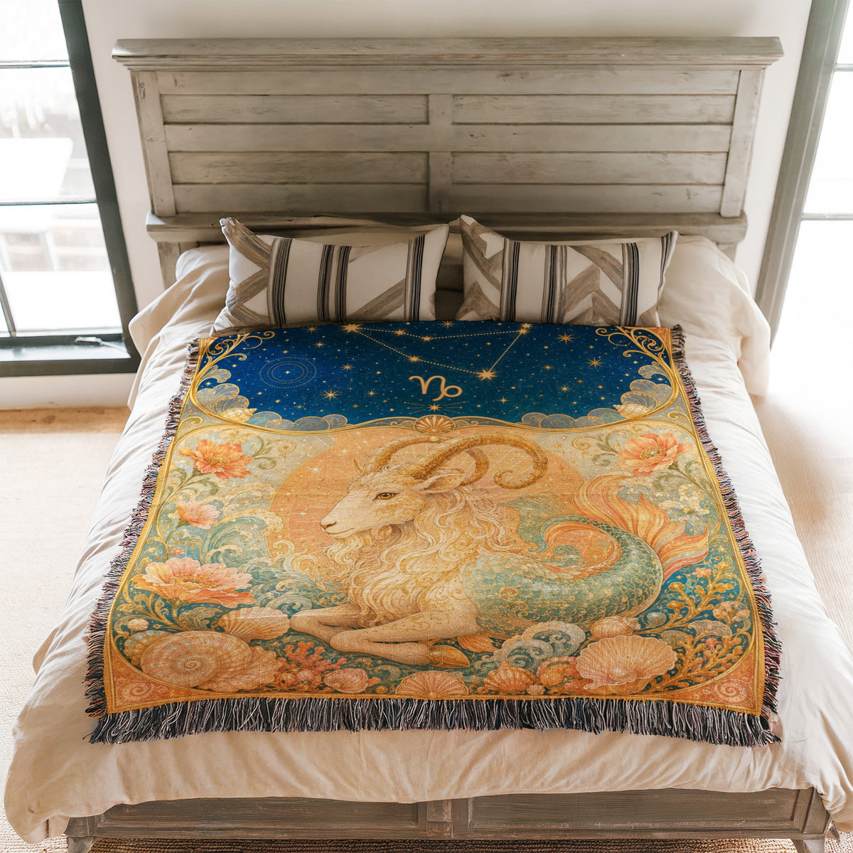 Capricorn Sea-Goat Blanket