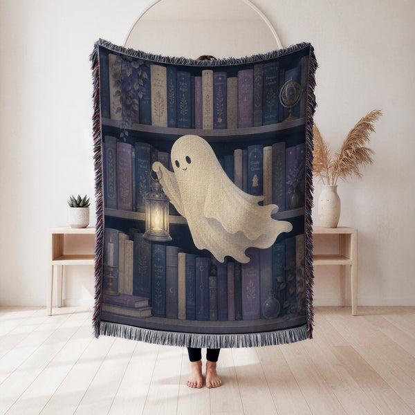 The Lantern Ghost Library Blanket