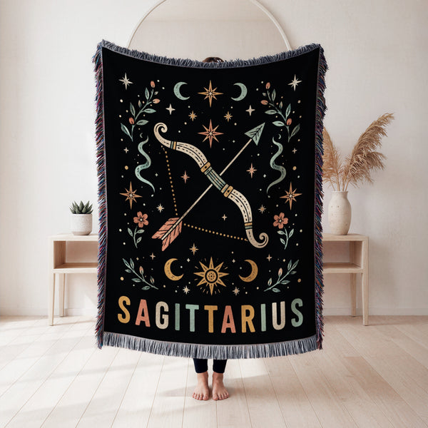 Sagittarius Star Archer Zodiac Blanket