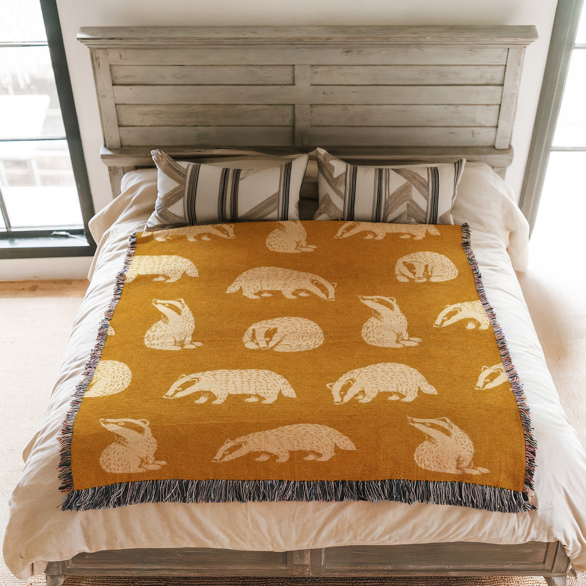 Golden Badger Blanket