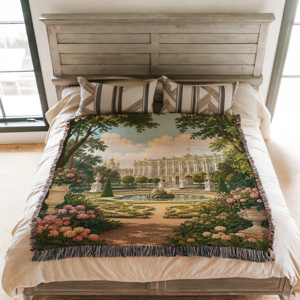 The Imperial Rose Garden Blanket