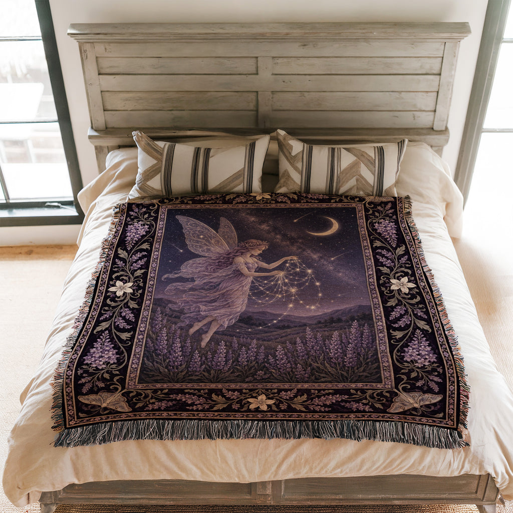 Lavender Starlight Fairy Blanket