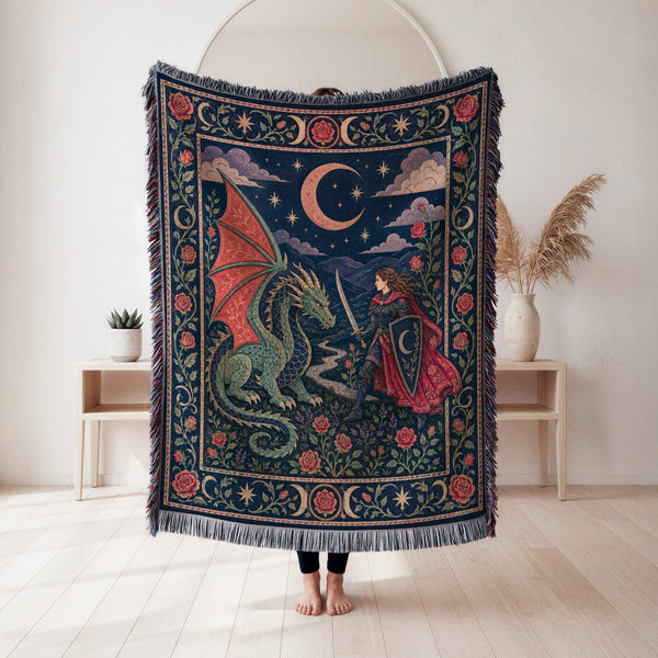 The Crescent Rose Dragon Duel Blanket
