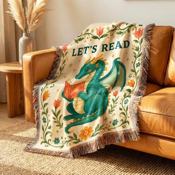 Let’s Read Bookish Dragon Blanket