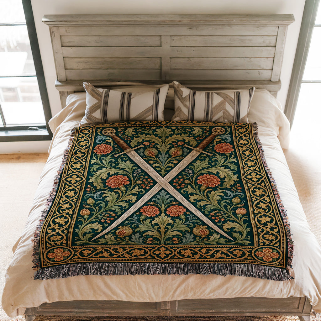 The Pomegranate Blades Blanket