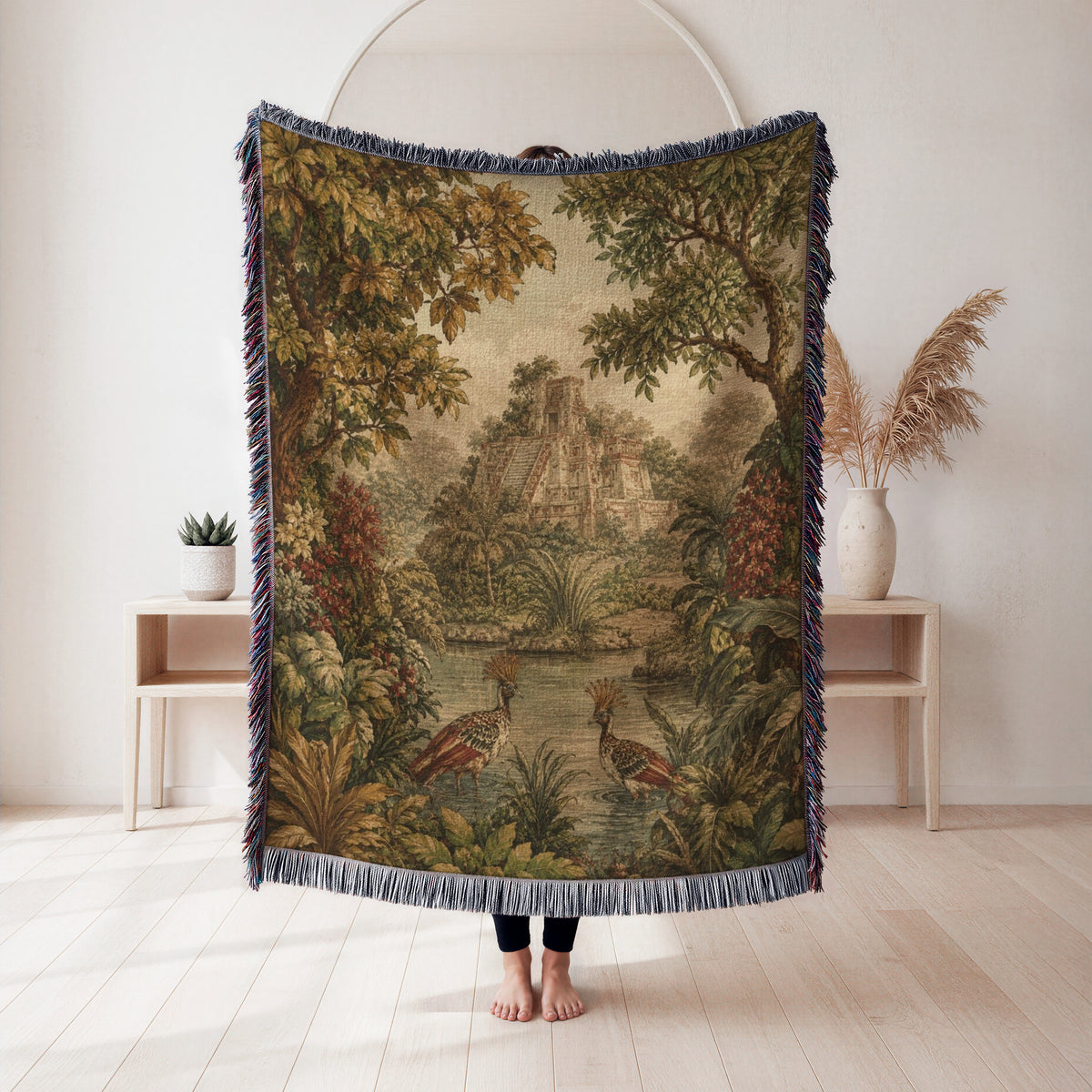Temple of the Hidden Jungle Blanket