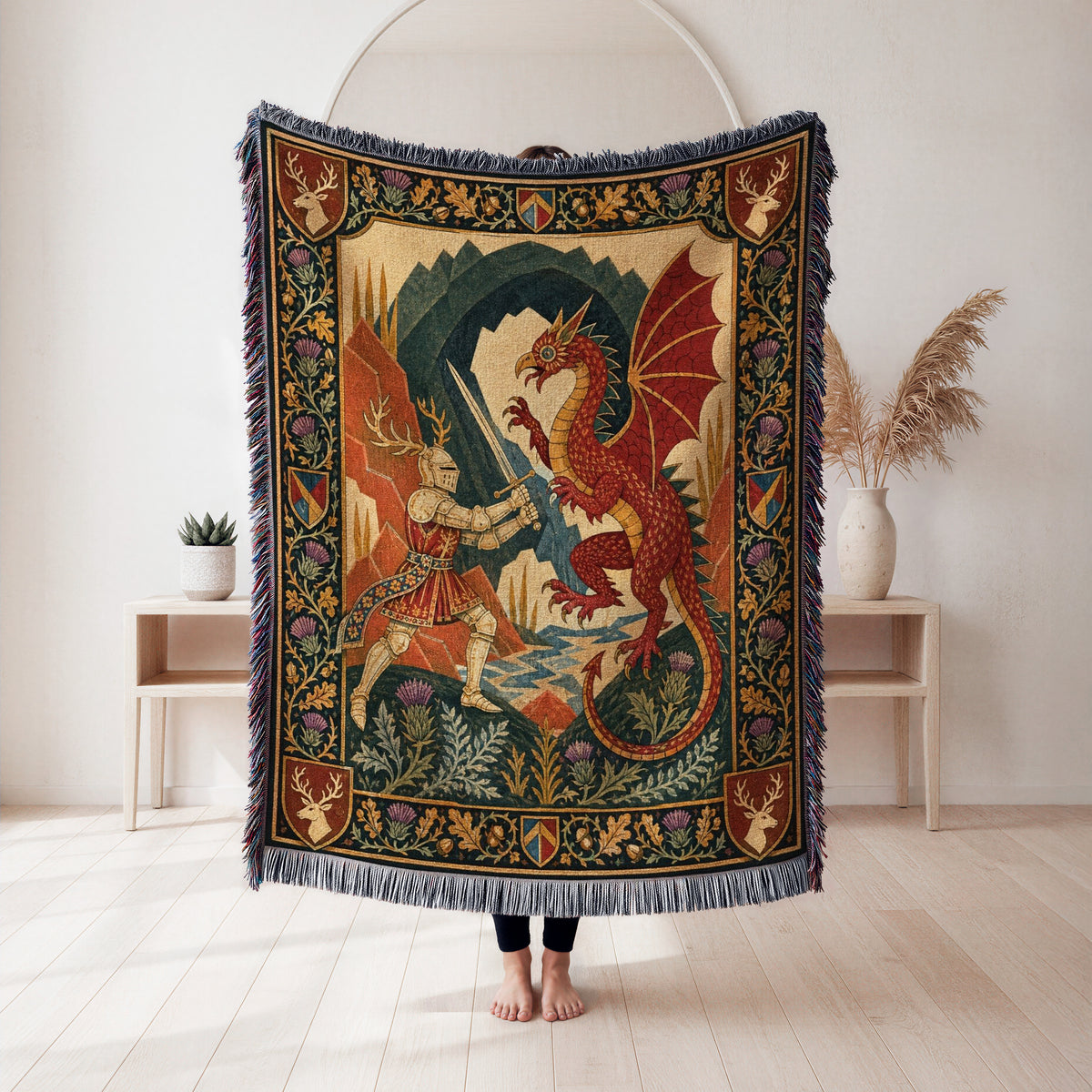 The Red Wyrm of the Mountain Pass Blanket