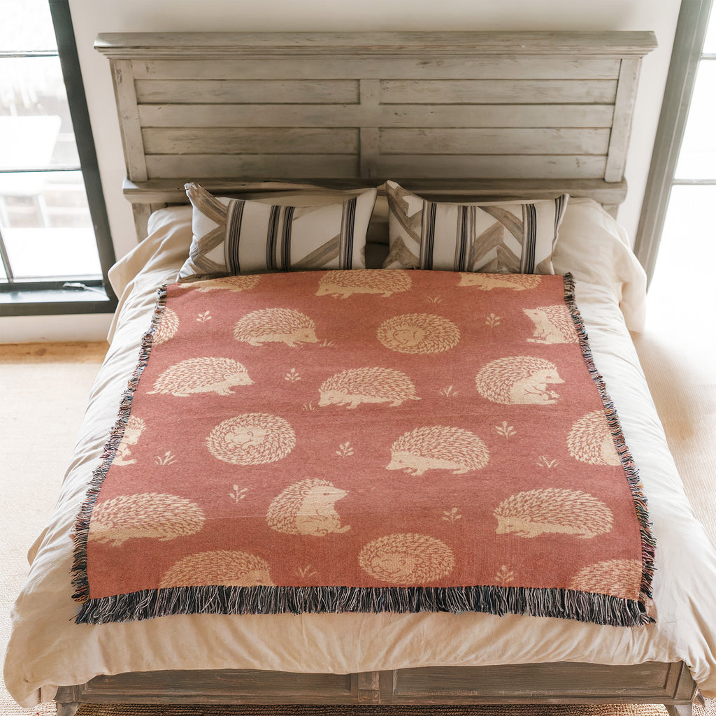 Rosewood Hedgehog Blanket