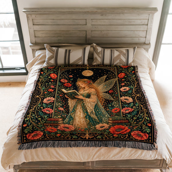 Poppy Moon Fairy Reader Blanket