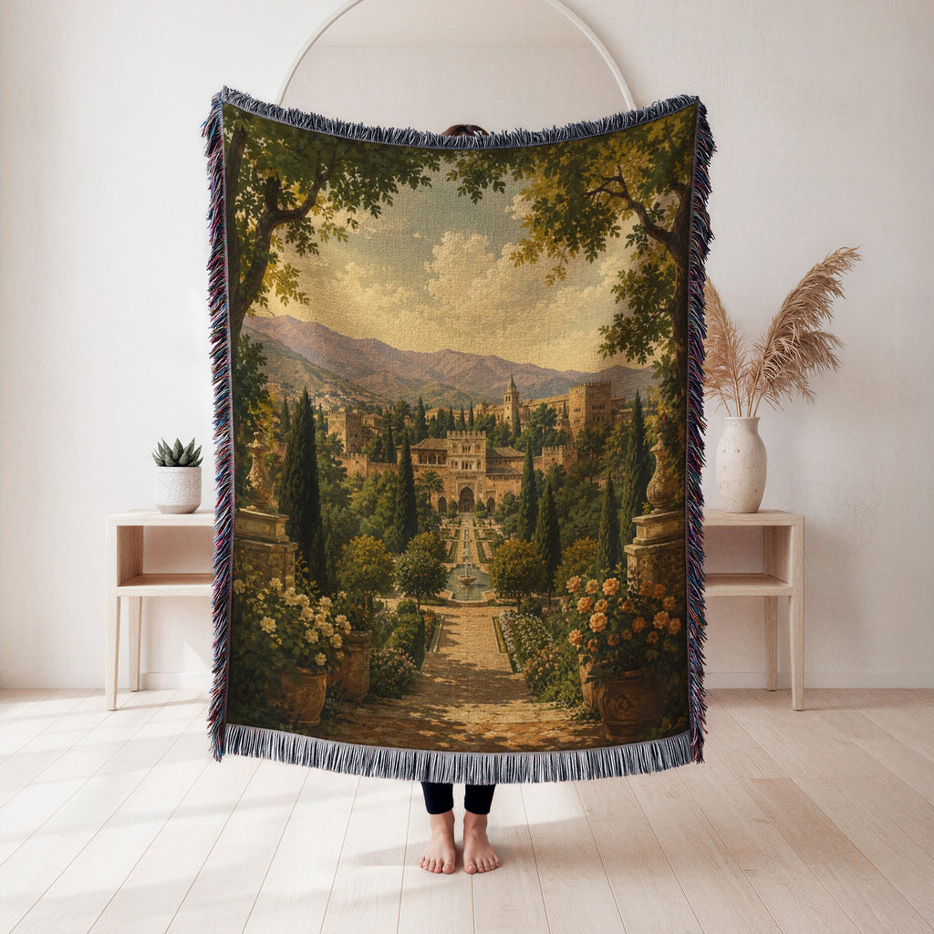 The Moorish Garden Palace Blanket