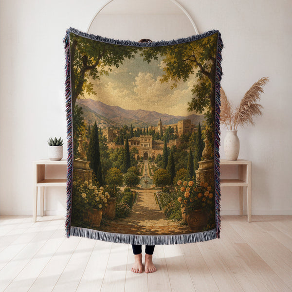 The Moorish Garden Palace Blanket