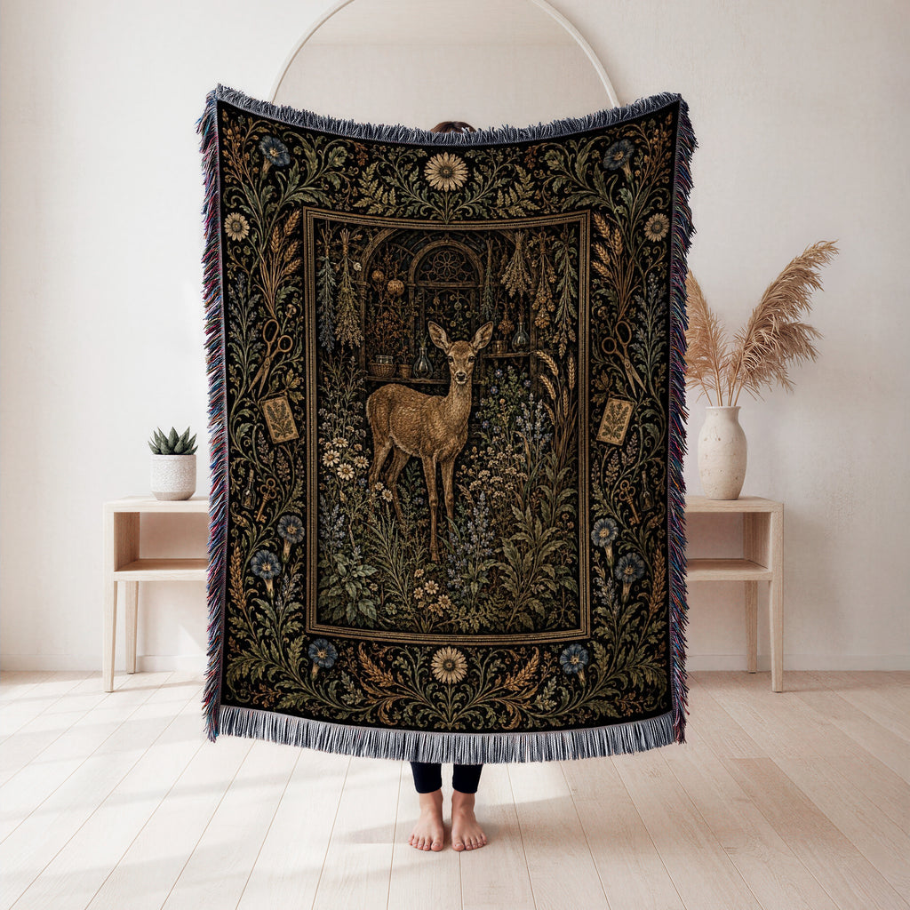 Virgo Herbal Garden Zodiac Blanket