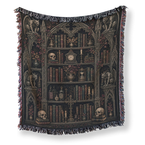 Gargoyle Gothic Library Blanket