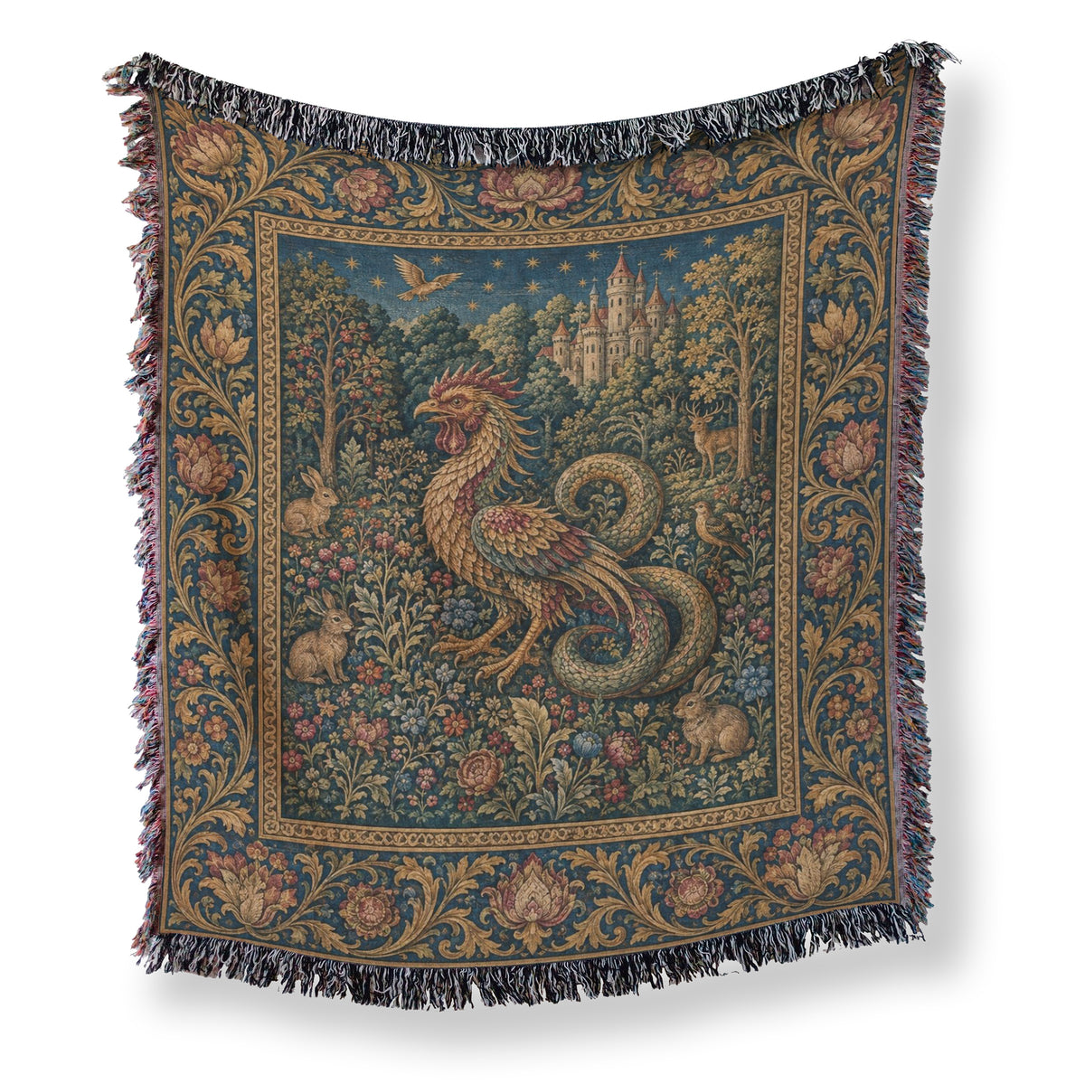 The Serpent of the Castle Garden Blanket Main image