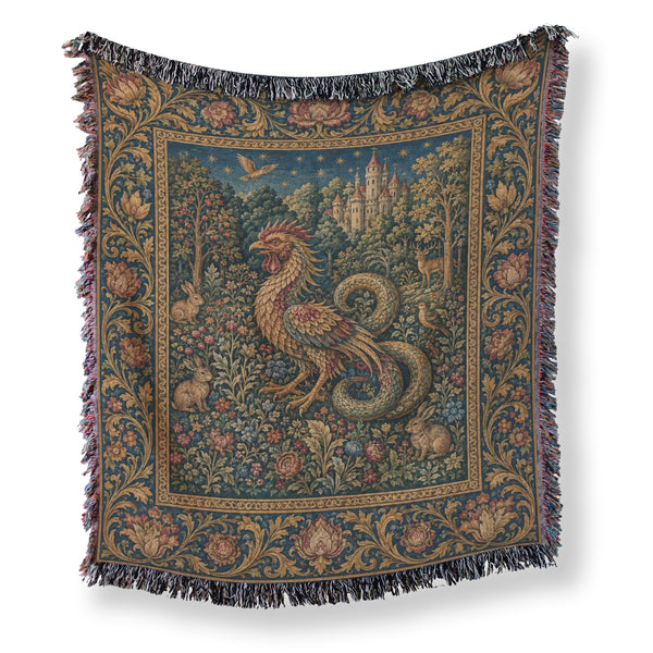 The Serpent of the Castle Garden Blanket