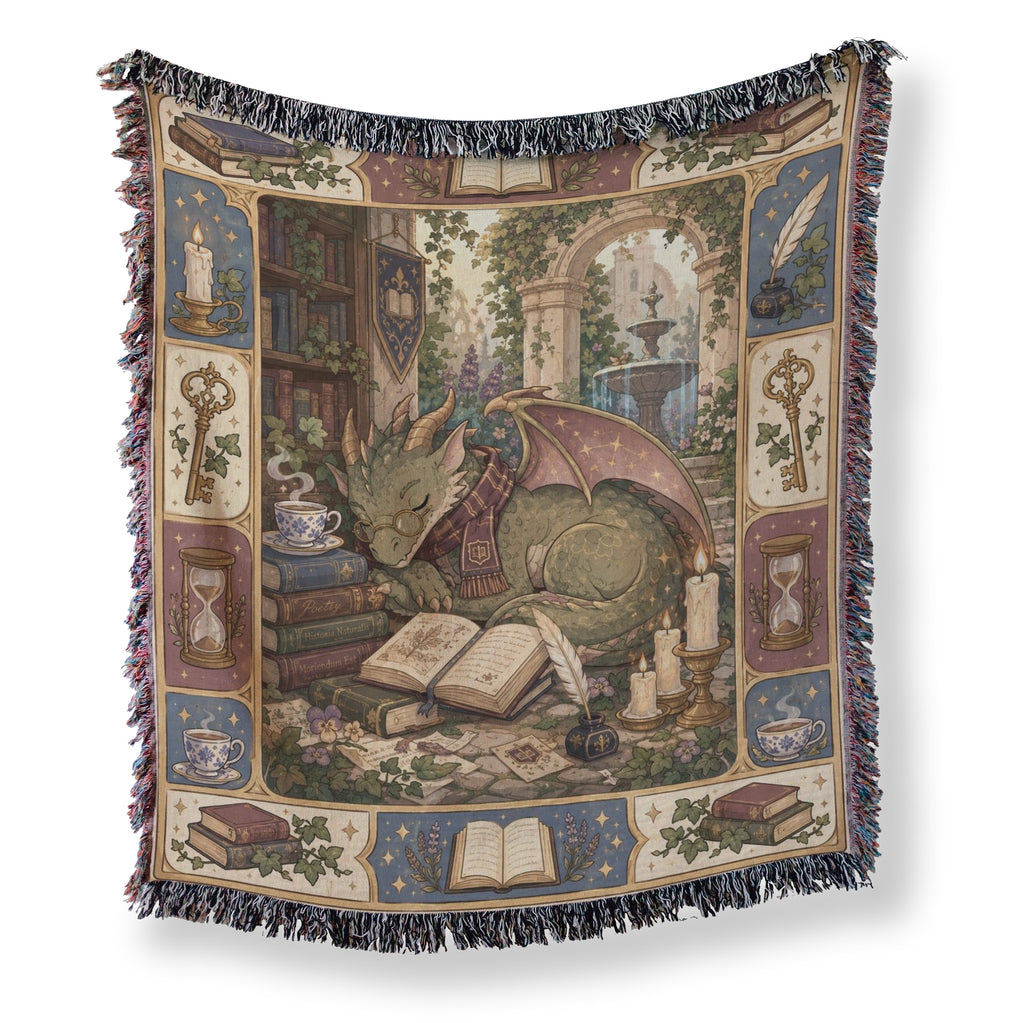 Sleeping Scholar Dragon Blanket
