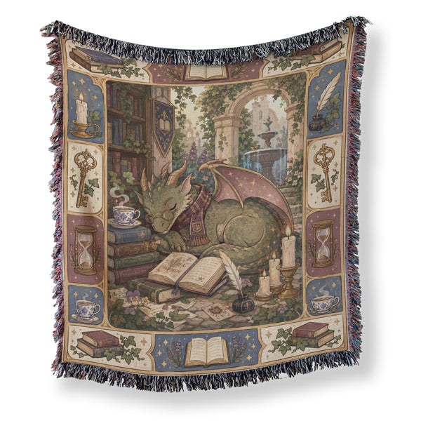 Sleeping Scholar Dragon Blanket