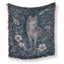 Blue Moon Wolf Blanket