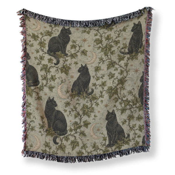 Black Cat & Moonvine Blanket