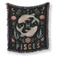 Pisces Celestial Twin Fish Blanket