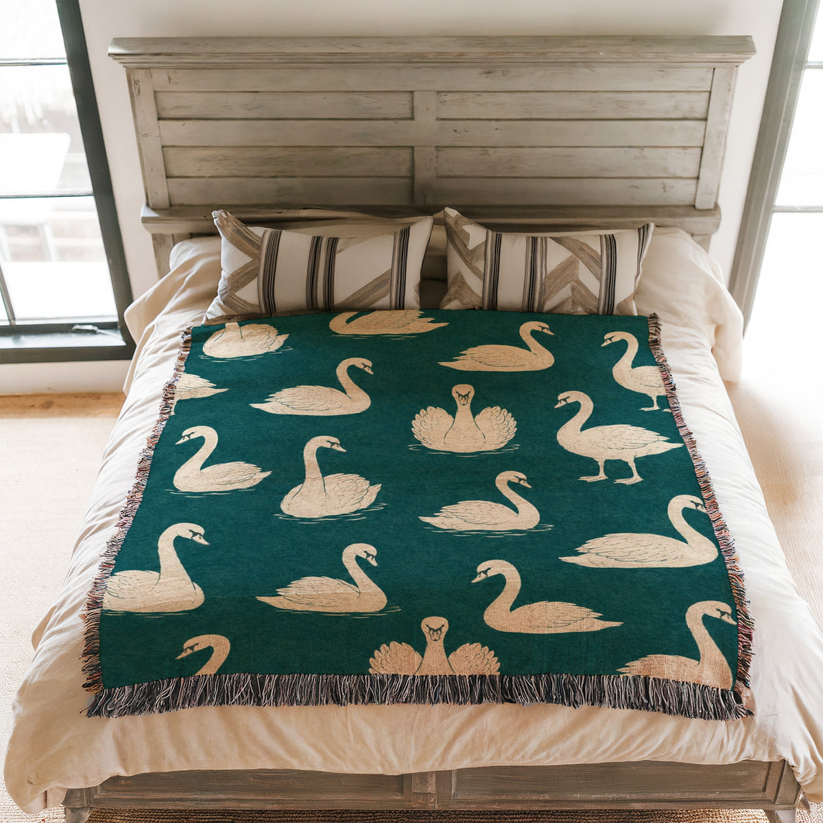 Teal Swan Blanket