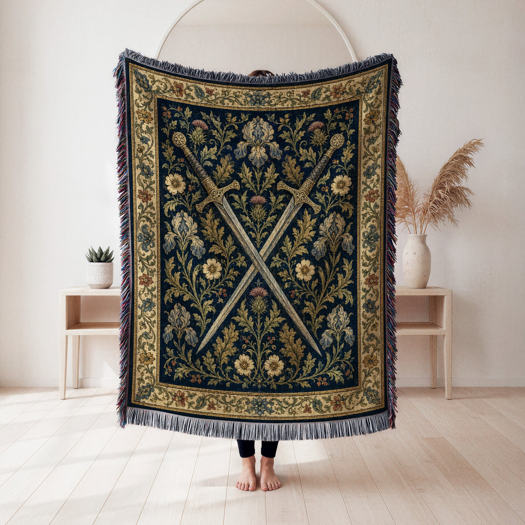 The Ivory Garden Blades Blanket