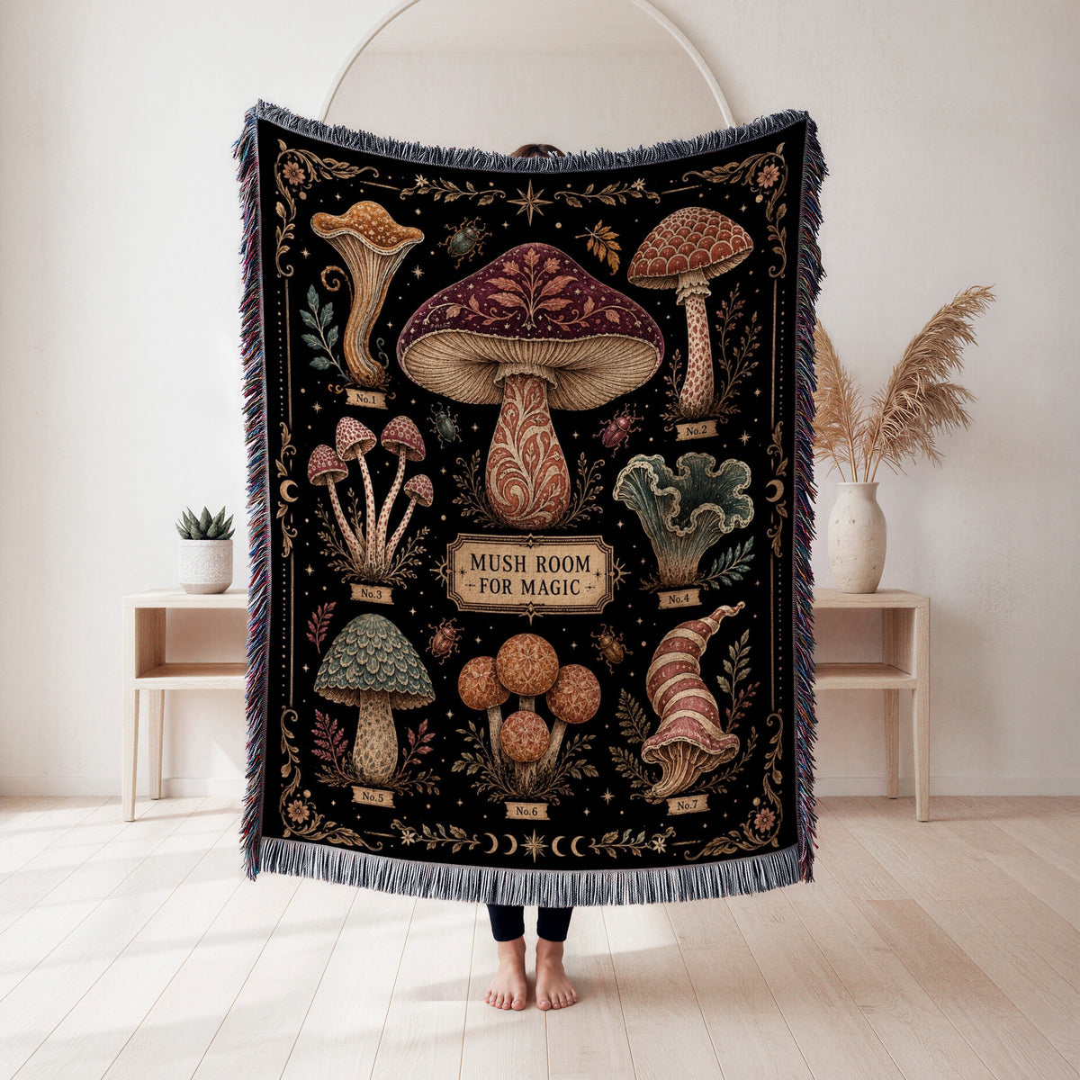 Mush Room for Magic Fungi Blanket