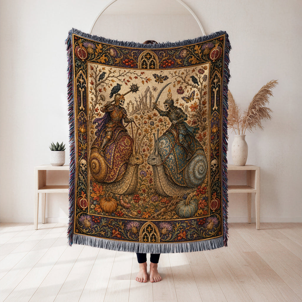 The Snail Knights’ Duel Blanket