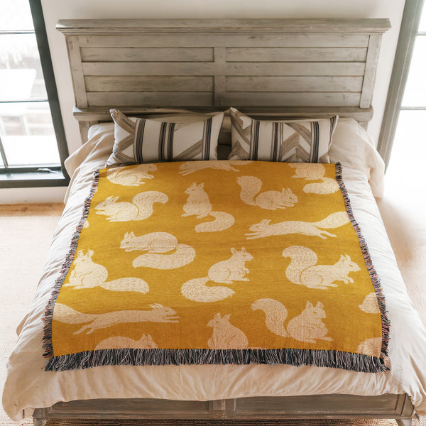 Golden Squirrel Blanket