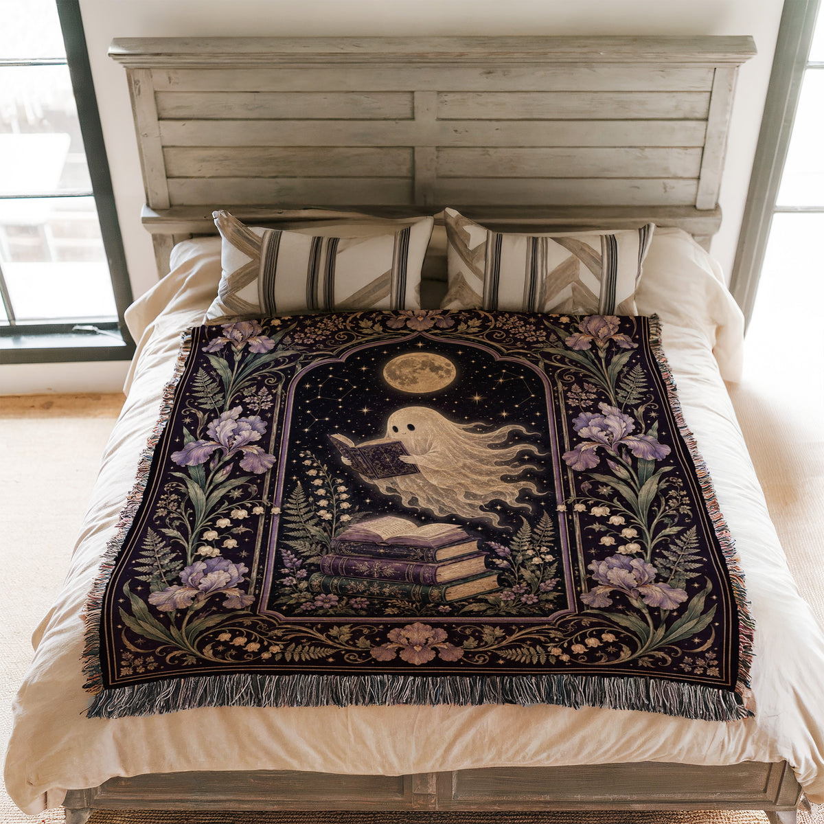 Iris Moon Ghost Reader Blanket