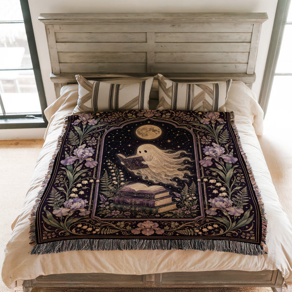 Iris Moon Ghost Reader Blanket